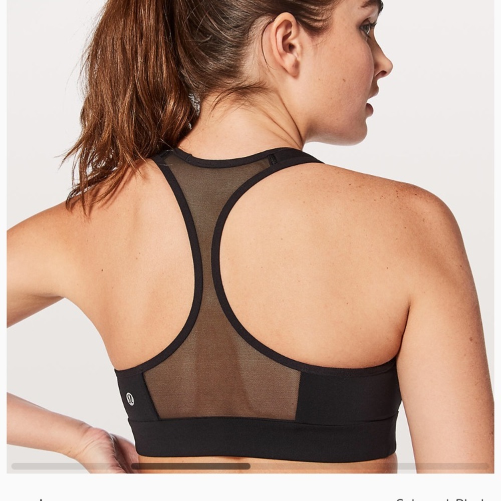 Lululemon Speed Up Sports Bra • size 6 • Black